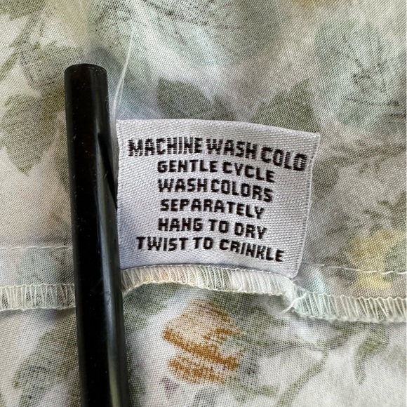 Bloomcore Floral All Cotton Summer V-Neck Dress with Pockets Boutique ~ Small - Picture 12 of 12